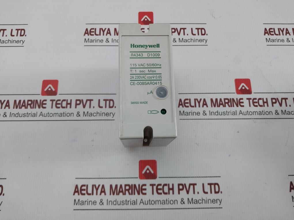 Honeywell Flame Detector Relay 115 Vac 50/60hz R4343 D1009