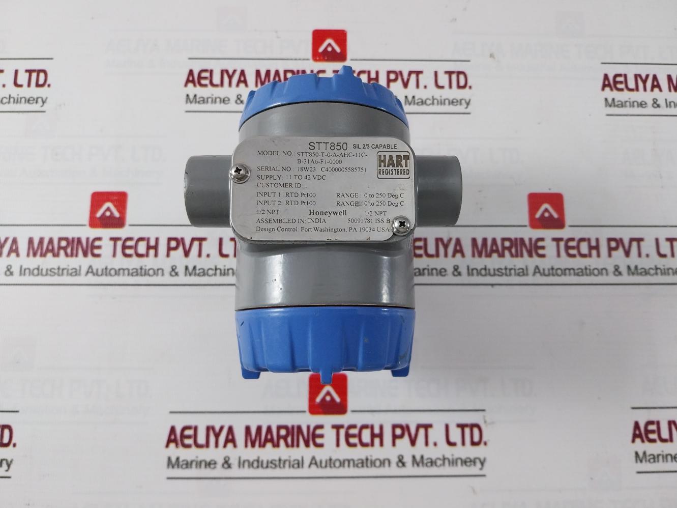 Honeywell Stt850-t-0-a-ahc-11C-b-31A6-f1-0000 Temperature Transmitter Rtd Pt100