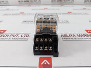 Honeywell Szr-ly4-n1 Power Relay With Socket Szx-slf-14 24Vdc 20A 10A @ 250Vac