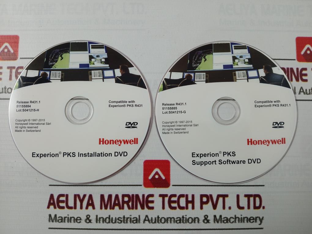 Honeywell 51155885 Pks Experion Installation System Dvd Set R124.1 R431.1