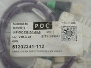 Honeywell 51202341-112 I/O Link Adapter Cable Ser C To Pm Iol2 Pr Violet Set New