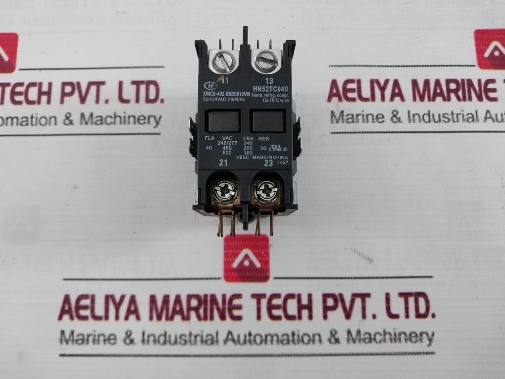 Hongfa Hn52Tc040 Carrier Contactor 75C Coil 24 Vac 50/60Hz