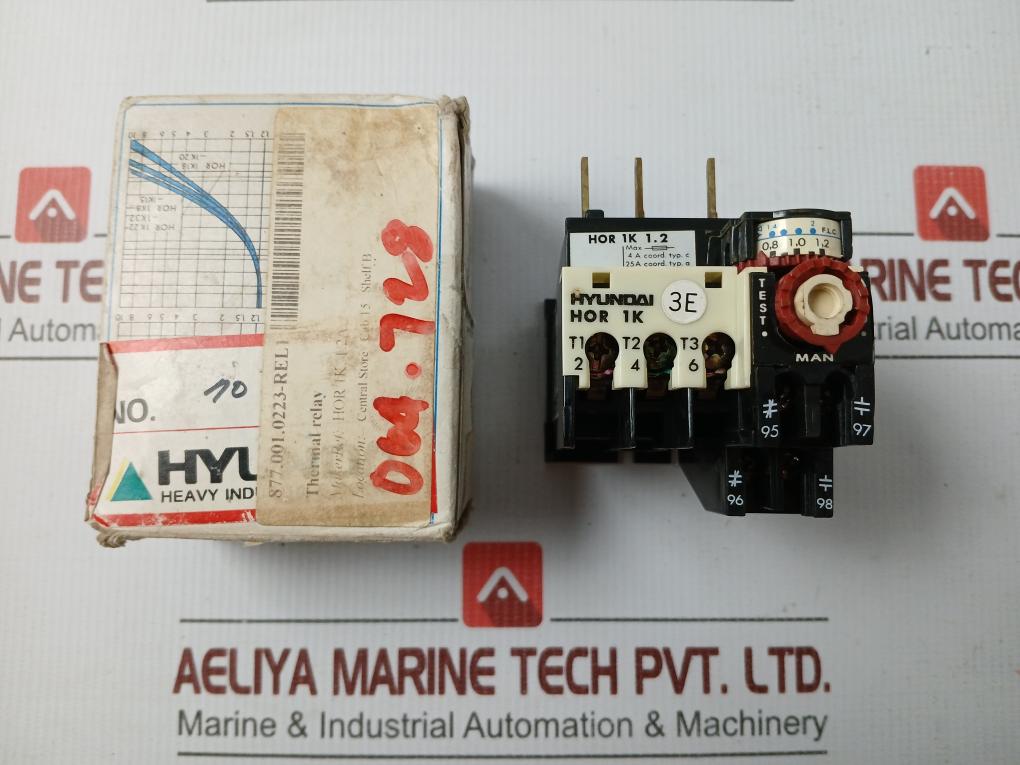 Hor 1k 1.2 Brand In Hyundai Thermal Overload Relay 660v/5a