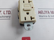 Hubbell Gf20Il Circuit Guard Ground Fault Duplex Ivory 2 Pole 20 Amp 125V 60Hz