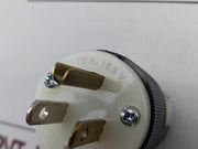 Hubbell Hbl5266C Vari-size Cord Grip Plug Insulgrip 2 Pole 3 Wire Grounding