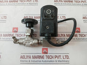 Hy-lok Nv3F-4N-r Needle Valve With Tm35 Timer Controlled Drain 6000 Psi 24-240V