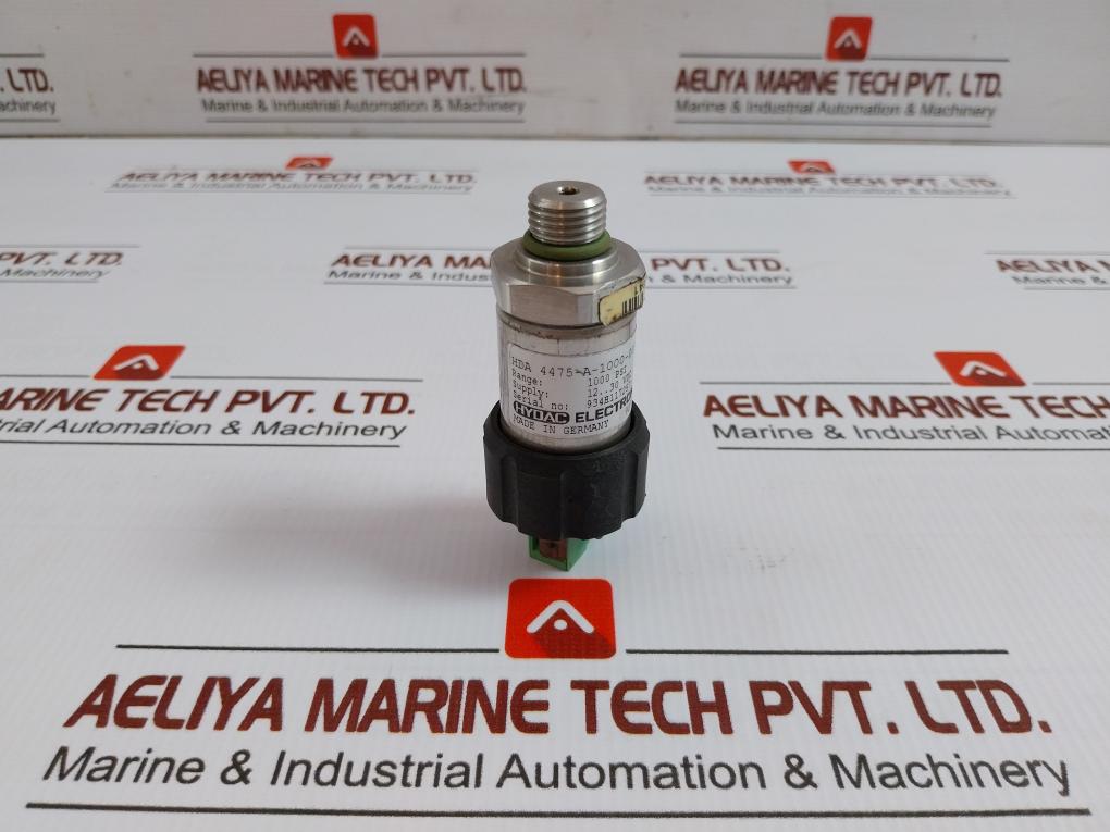 Hydac Electronic 1000 Psi Pressure Transducer Hda 4475-A-1000-000