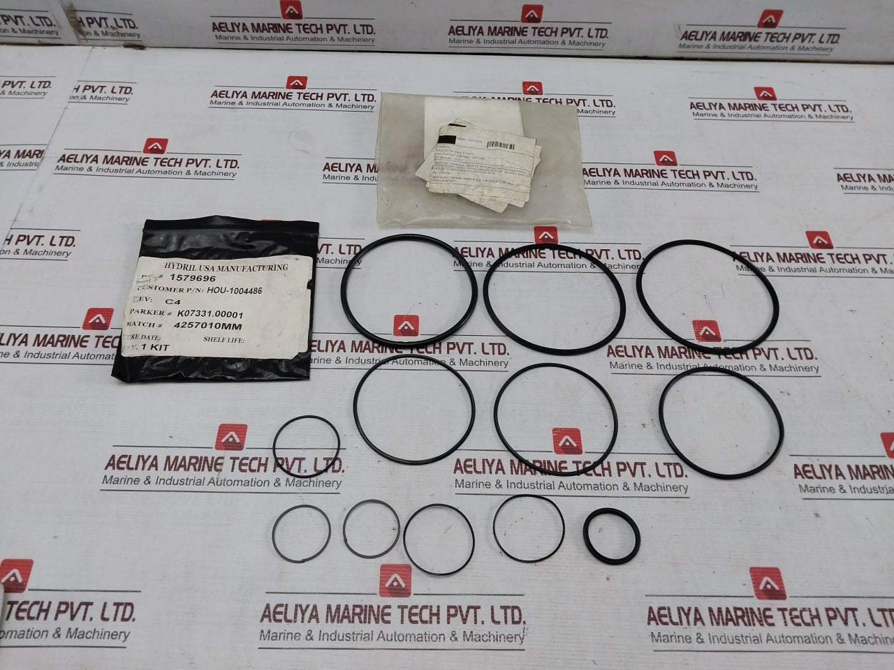 Hydril 1004486 Cj Seal For Drilling Column Valve Rev C4