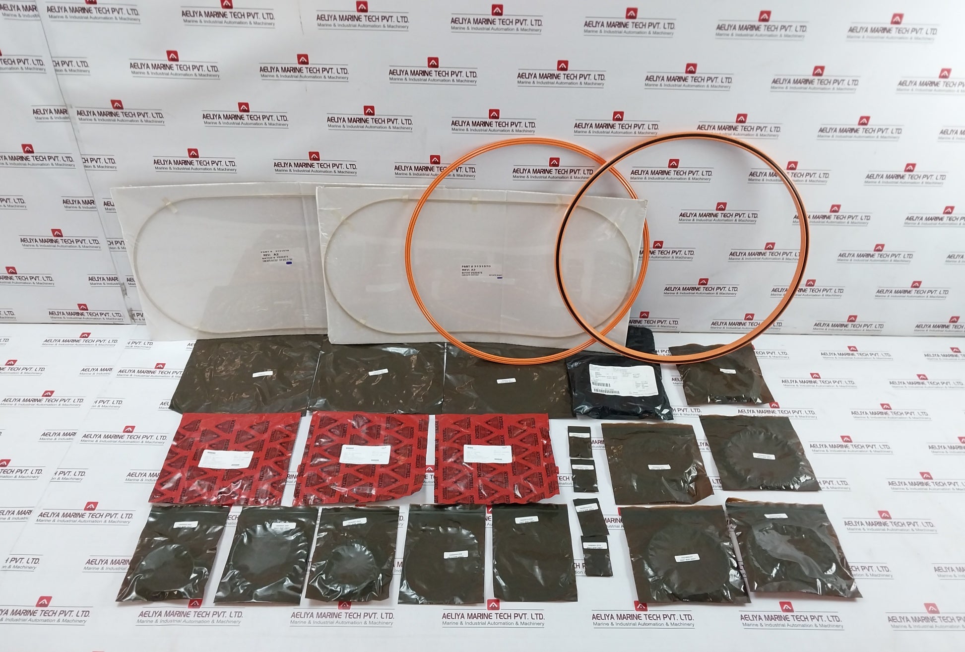 Hydril 3132389 Bonnet Seal Kit 3118487, 3114949-03 Rev Lvl:C Size: 22 X 1/8 X 1