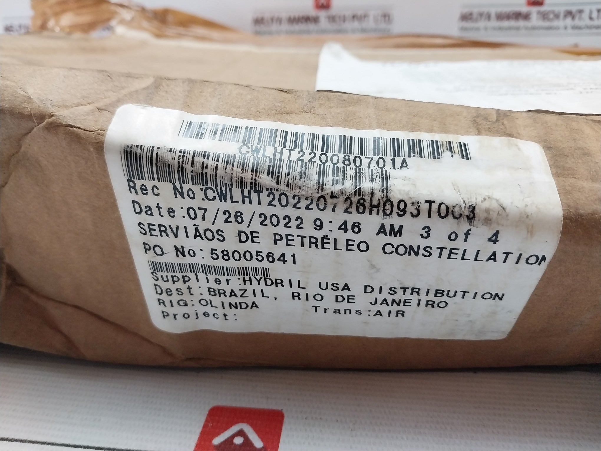 Hydril 3146456 Seal Kit For Bop Bonnet 18-10M Rev: B, 3114949-03