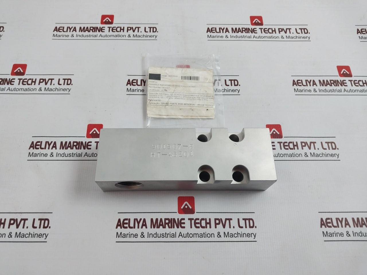 Hydril 901907 Pod Hydraulic Manifold Block 30213518