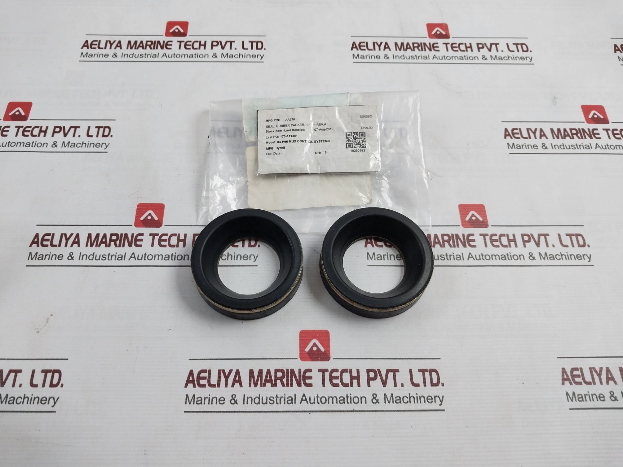 Hydril Aa276 84-p96 Mux Control Systems Rubber Packer Seal 1-1/2" Rev A