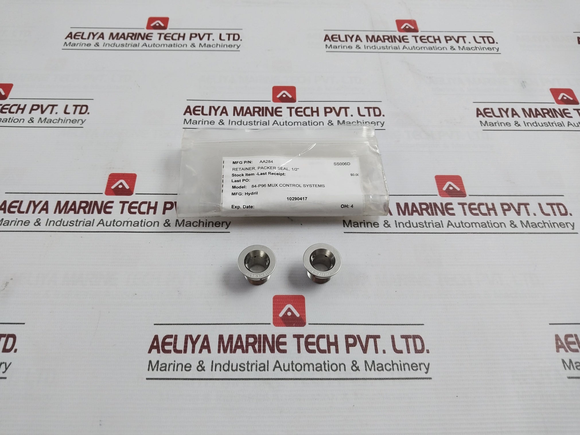 Hydril Aa284 Retainer Packer Seal 1/2 For 84-p96 Mux Control System