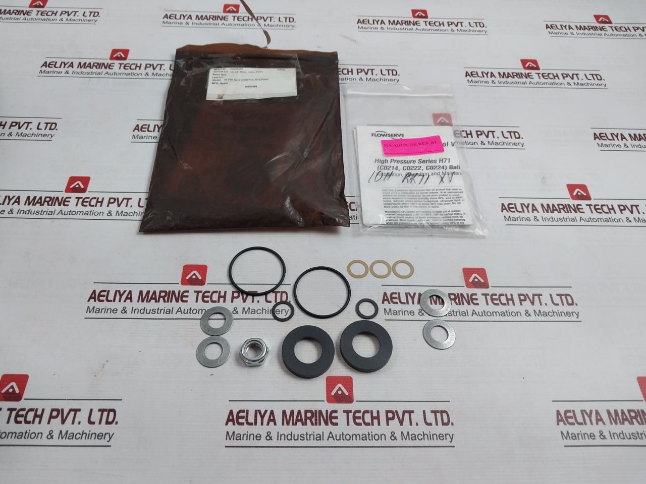 Hydril Ad258-rk Repair Kit For Ball Valve Rev.A1 84-p96 Mux Control Systems Ss029