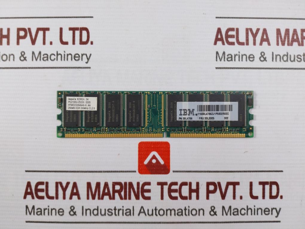 Hynix Pc2100U-25330 Sdram Memory 94V-0 256Mb Ddr 266Mhz Cl2.5