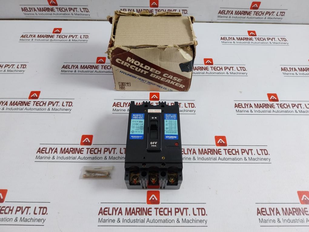 Hyundai-Molded-Case-Circuit-Breaker-20a-Ac440v-7-5ka-Hbs-63c-3-Pole-1