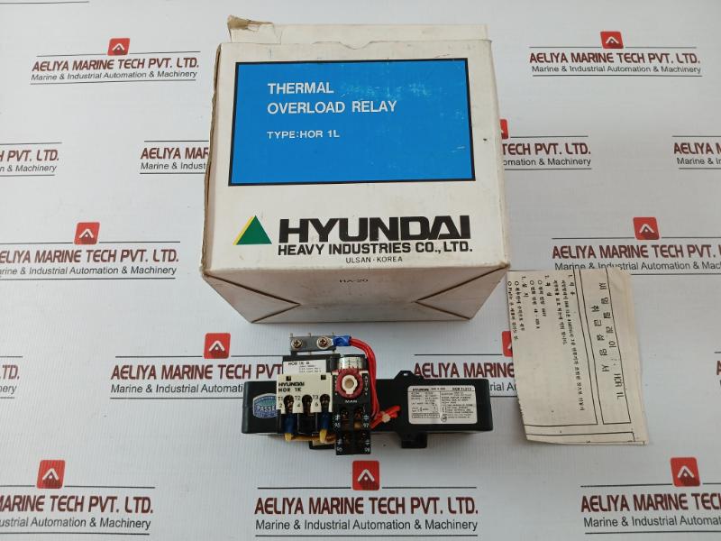 Thermal Overload Relay 660v Part No. Hor 1k 5 Brand In Hyundai