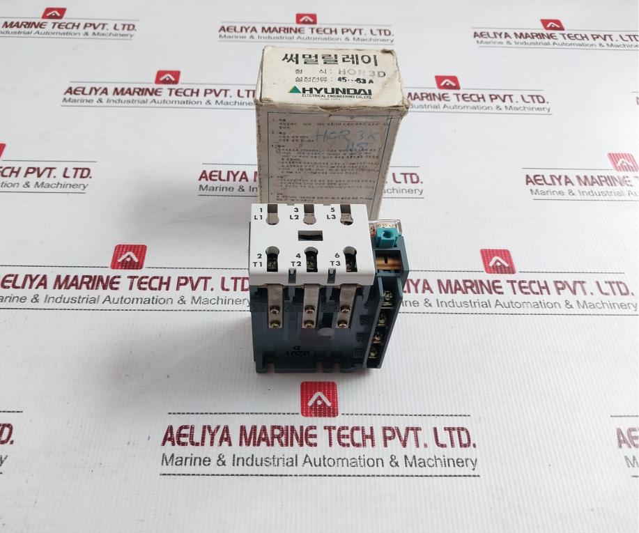 Hor 3d63 Thermoelectric Overcurrent Relay 660v By Hyundai