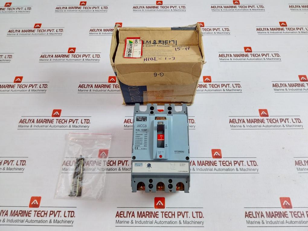 Hyundai Molded Case Circuit Breaker Ac200-230v 50/60hz Hibl 103nt In New
