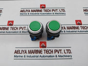 Idec Abn110G Pushbutton Round Flush Momentary Green Hw-u10