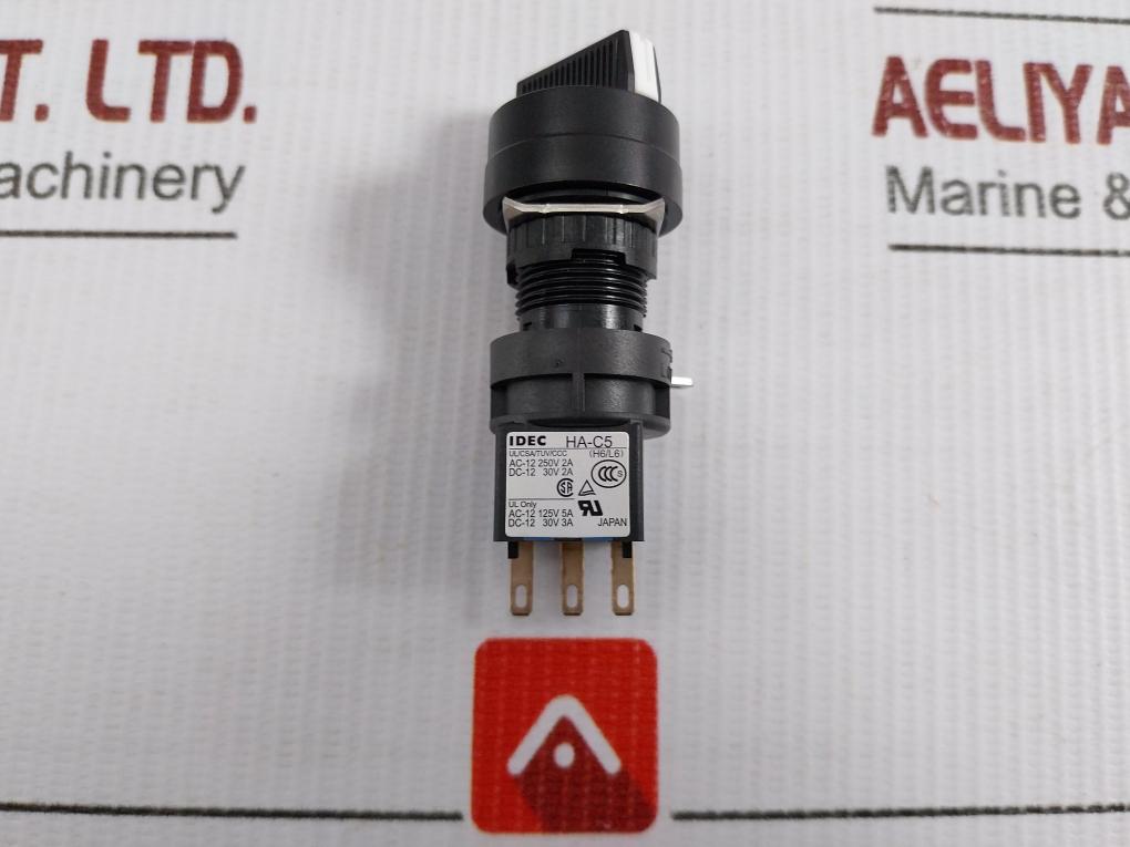 New Condition Type Selector Switch 250v By Idec Ha1s-2c5