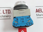 Idec Hw-g01 Pushbutton And Pilot Light With Contact Block 600V, 10A