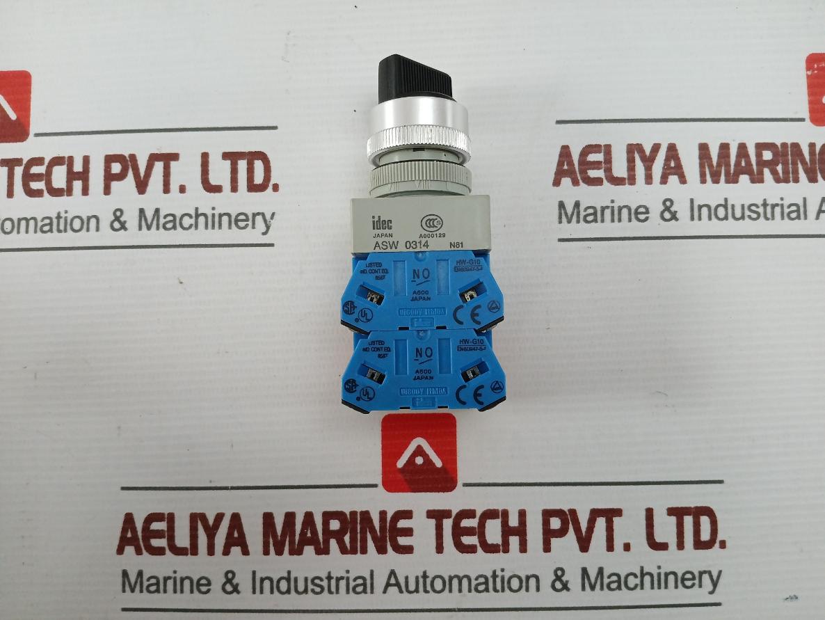 Idec Selector Switch Asw 0314 600v 10a