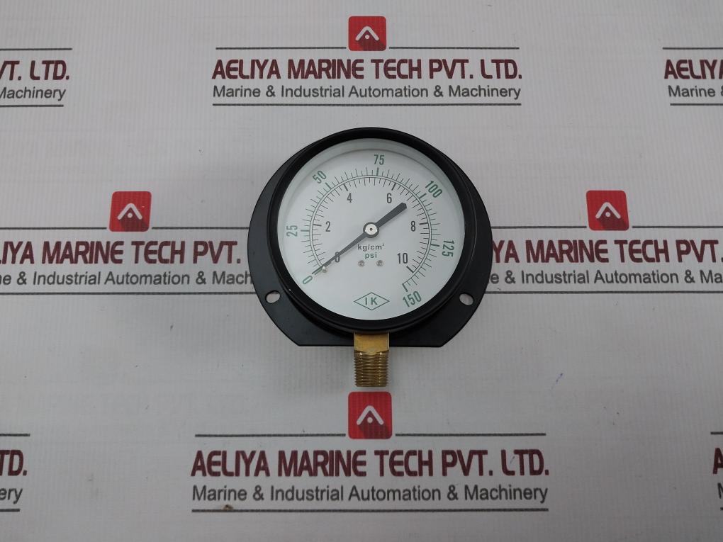 Ik Instruments Pressure Gauge 0-10 Kg/Cm2,0-150 Psi