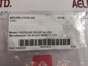 Imi Baily Birkett 016390-263 Pressure Relief Valve Disc