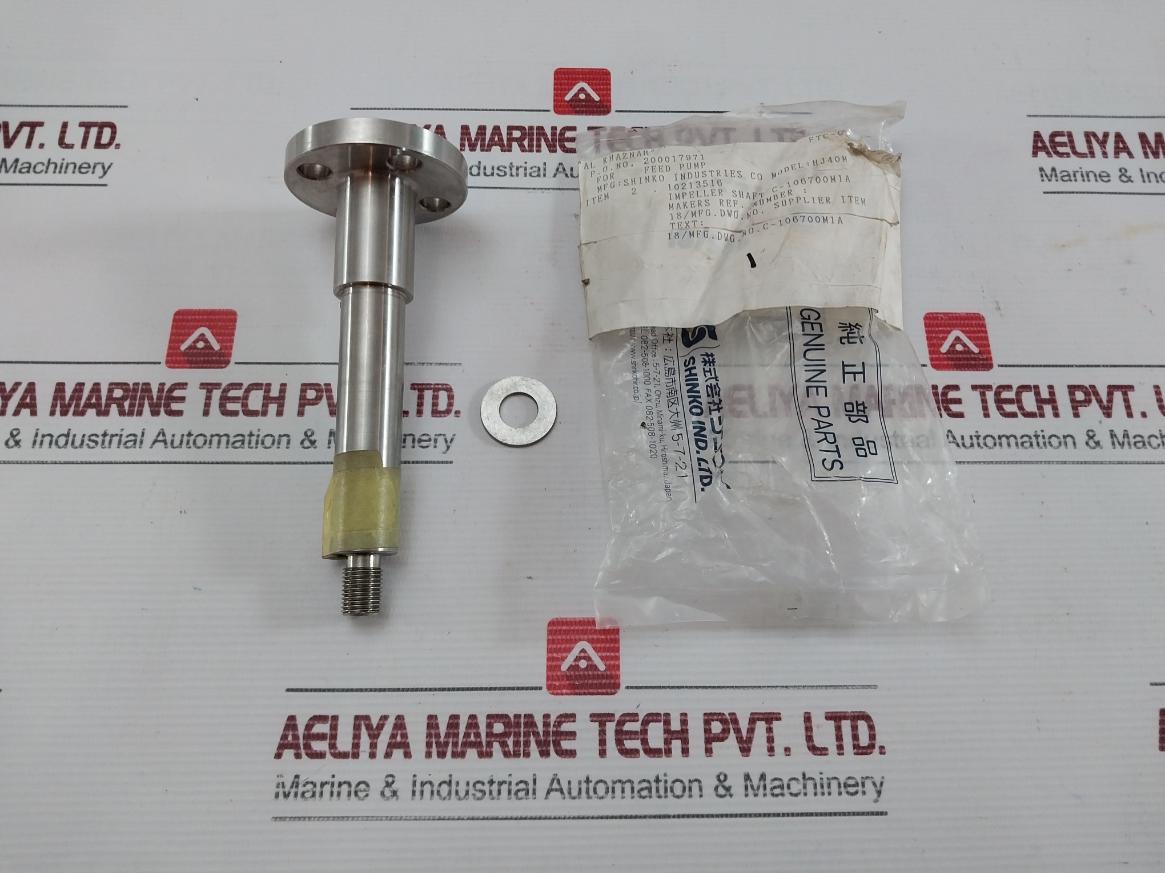 Impeller Shaft For Feed Pump By Shinko C-106700m1a