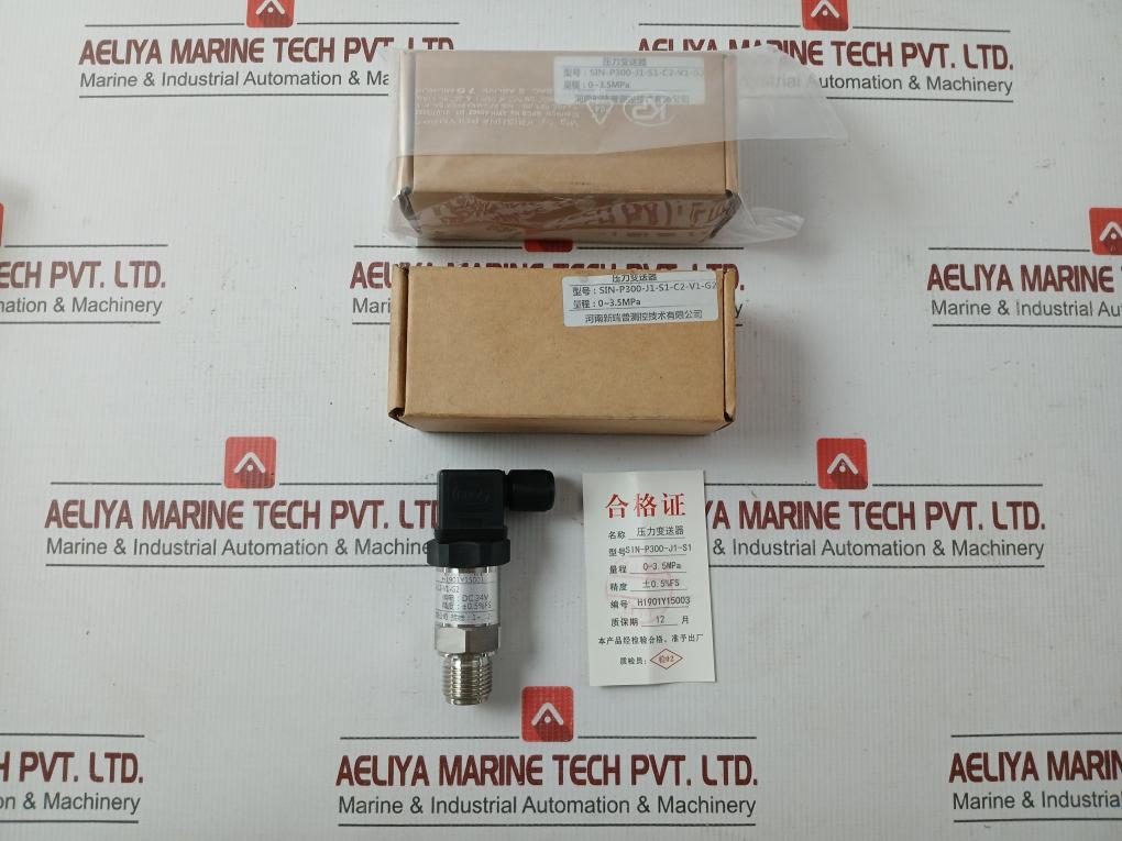 New Condition Sin-P300-J1-S1-C2-V1-G2 Pressure Transmitter Henan 0-3.5mpa