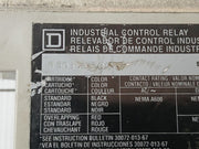 Industrial Control Relay 8-Pole By Square D 8501