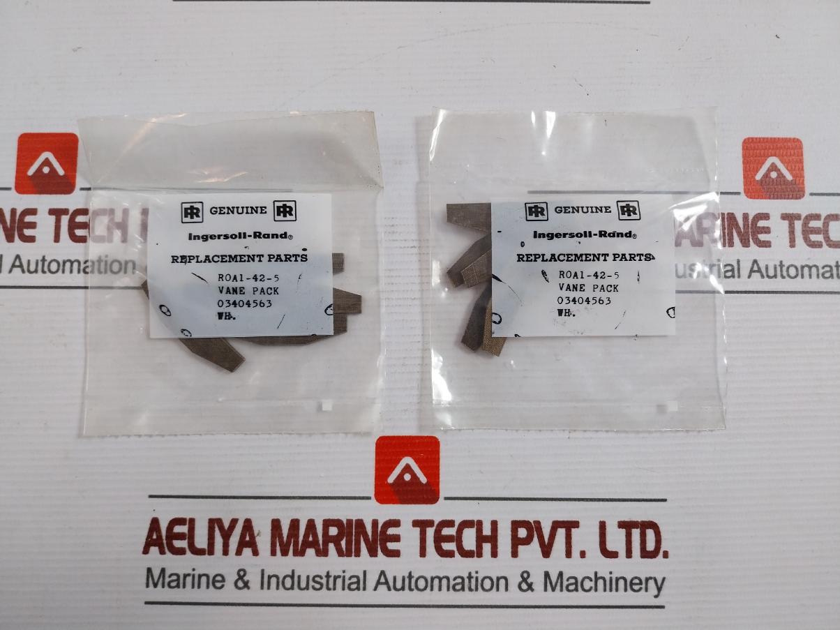 Ingersoll-rand Roa1-42-5 Vane Pack 03404563 2 Packet (1 Packet=5 Pcs)