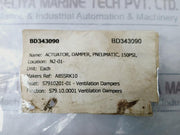 Injoy Industry A-85-sr-k10 Stainless Steel Pneumatic Actuator 29Psi~116Psi