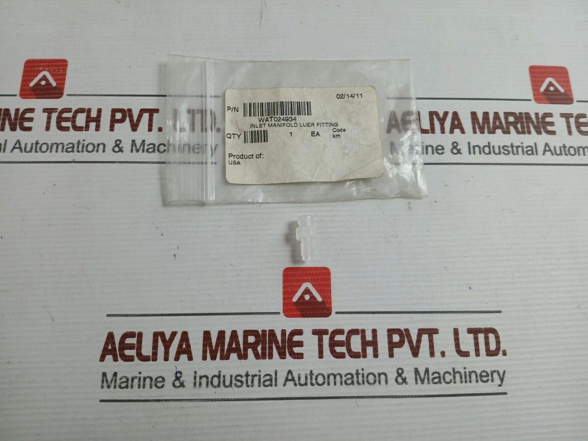 Inlet Manifold Luer Fitting Wat024934 Brand Waters