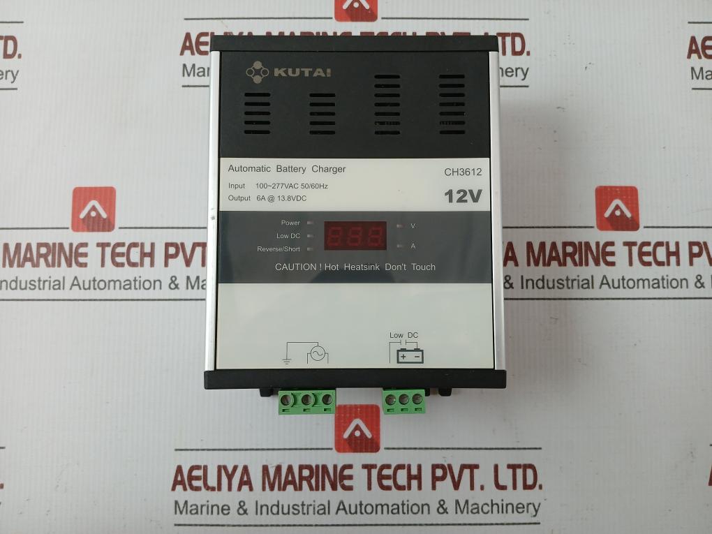 Input 100-277 Vac 50/60hz Brand In Kutai Ch3612 Automatic Battery Charger
