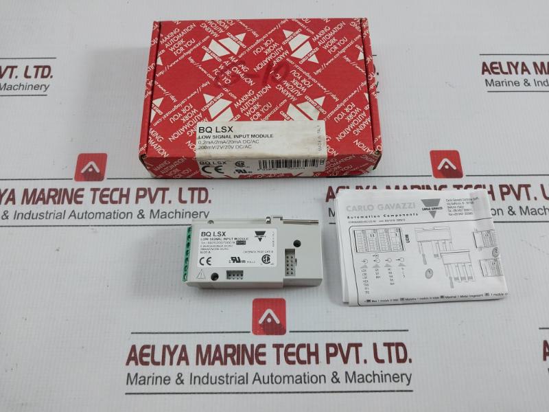 Input Module Low Signal 20v Dc/Ac Bq Lsx By Carlo Gavazzi