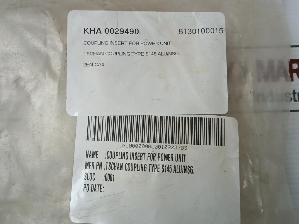 Insert For Power Unit Coupling Brand Tschan S145