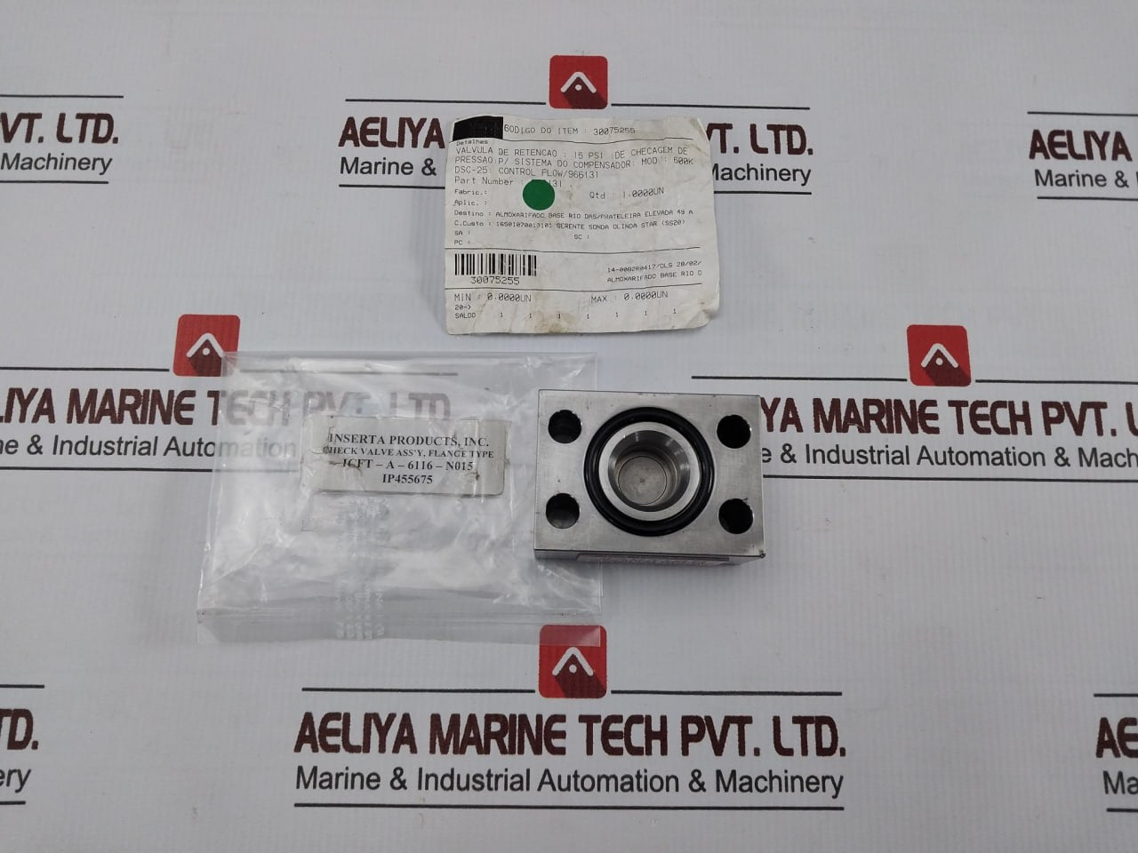 Inserta Icft-a-6116-n015 Check Valve Assembly Ip455675 Ll3 M3