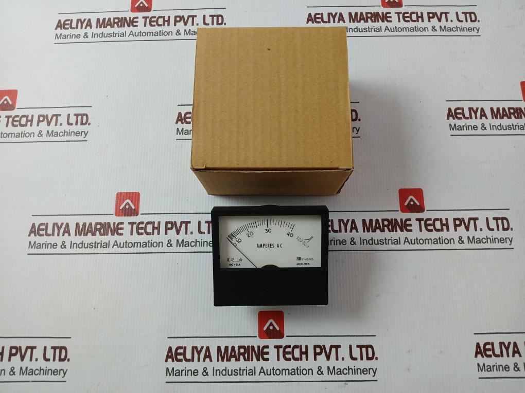 Instrumentos Eletricos Engro 355 Analog Ac Ampere Panel Meter 0–40/200Amp
