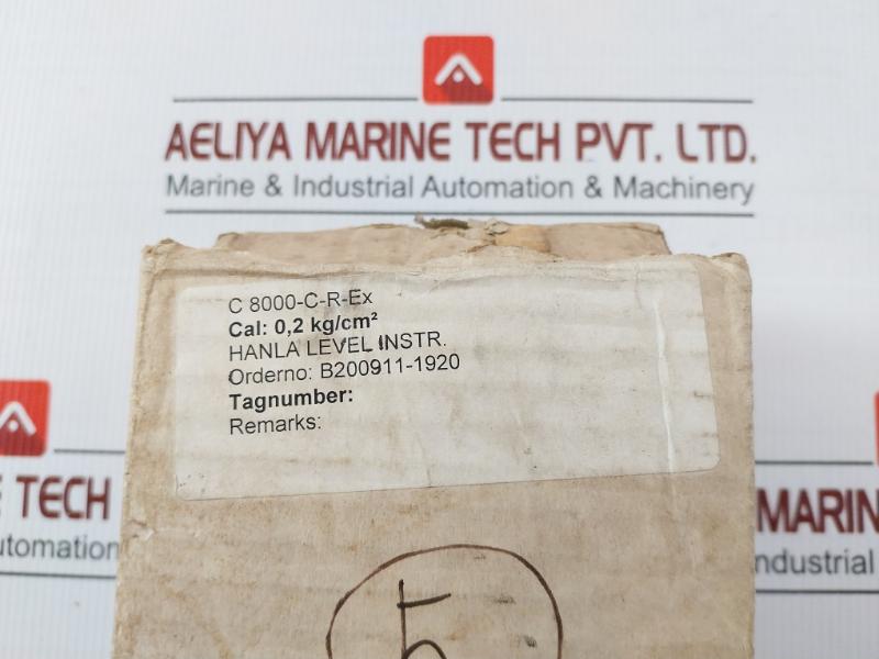 Instruments Pressure Transmitter Part No. Cer-8000-C-R-S-Ex  By Klay 17-28 Vdc 0-0.2 Bar