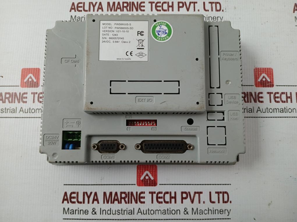 Interface-Touch-Screen-Panel-24-Vdc-0-84a-Hitech-Pws6600s-S-1