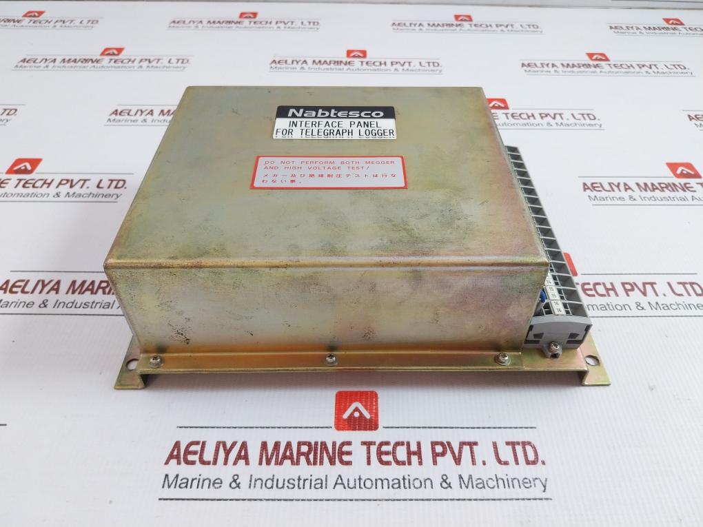 Interface Panel For Telegraph Logger Brand In Nabtesco - Used