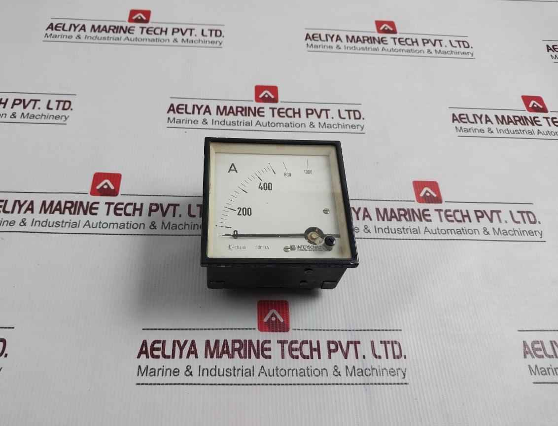 Interschalt Analog Ammeter 0-500/1000 A
