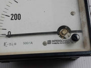 Interschalt Analog Ammeter 0-500/1000 A