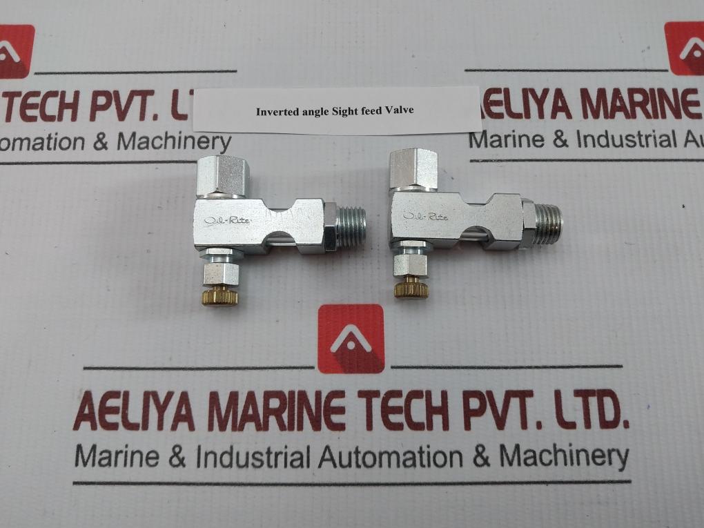 Inverted Angle Oil-Rite Sight Feed Valve 29094