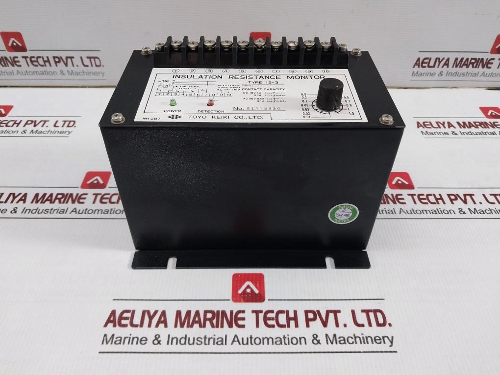 Is-3 Insulation Resistance Monitor Brand Toyo Keiki Ac200-230v/50-60hz
