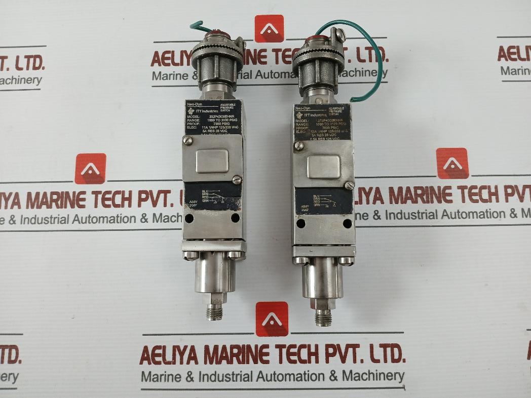 Itt 232P43C6Ehnr Adjustable Pressure Switch 7500 Psig -40 To 75°C T5