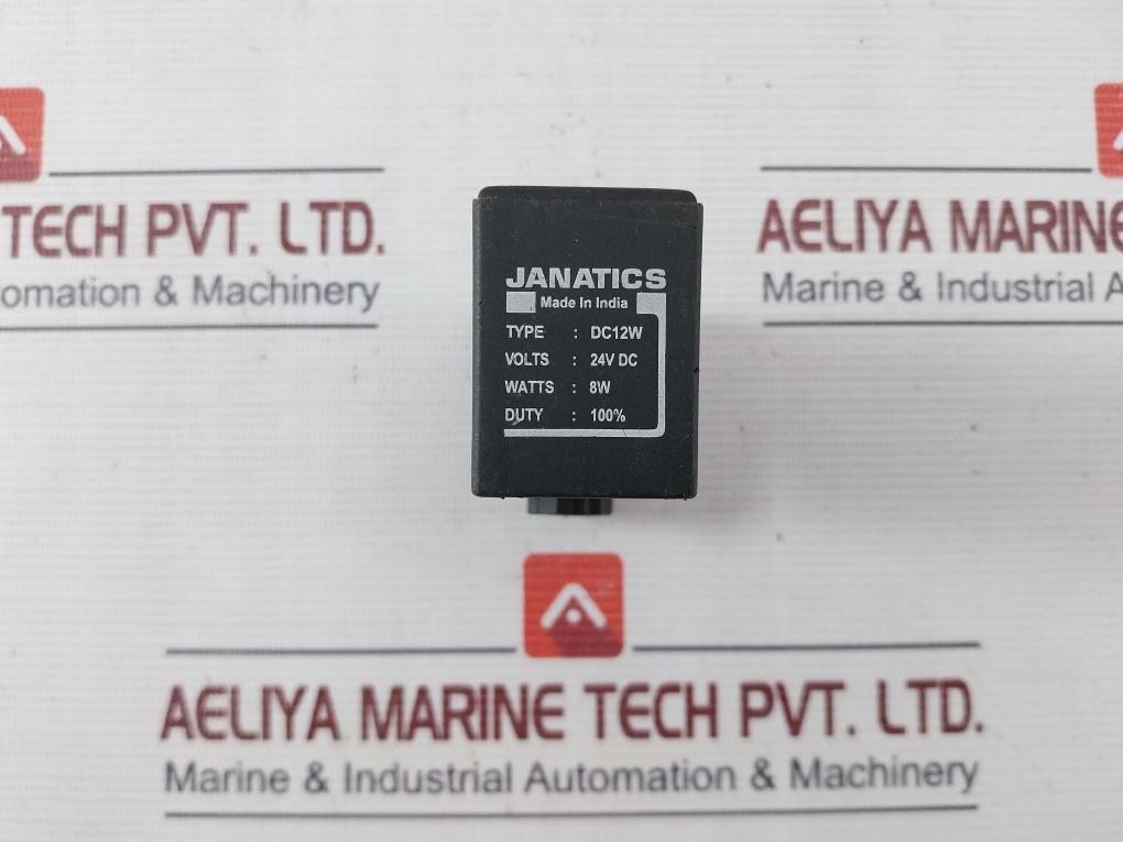 Janatics Dc12W Solenoid Valve Coil 8W 24V Dc used