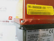 J+J L55 Z V1 Butterfly W/ Electrical Valve Actuator 12-48 Dc / 15-48 Ac
